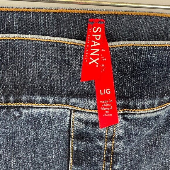 SPANX‎ Distressed Skinny Jeans #20203R Size L - Picture 5 of 10